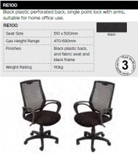 RE100 Chair Range And Specifications
